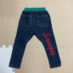 【SNOOPYスヌーピー】長ズボン　ジーンズ100cmの画像