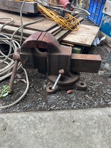 万力　重量　アンティーク　ビンテージ　錆