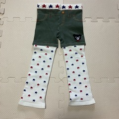 【ミキハウス】スパッツ　長ズボン　100cmの画像