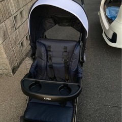 18000→15000円。今日の20時まで♪2人乗りベビーカーの画像