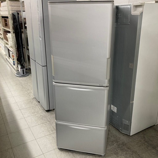 ⭐︎6ヶ月保証⭐︎シャープ　350L3ドア冷蔵庫　2020年製　SJ-W352E-S