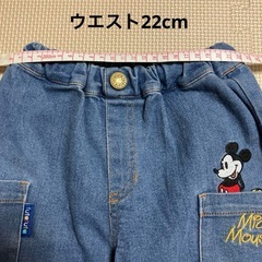 ミッキーマウス　長ズボン　ジーンズ　95cmの画像