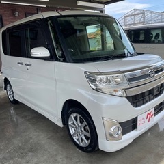タントカスタム4WD 左側電動スライドドア車検2年付き！の画像