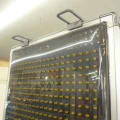 特別価格!! 中古品 TOWA 東和 トレッド 自立型 両面 電光看板 US-Y4510W 1340×485mm リモコン 説明書 スタンド付きの画像