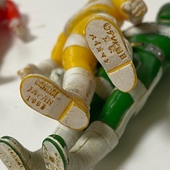 当時物 バンダイ 超電子 バイオマン ソフビ 3体 まとめ セットの画像