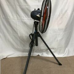 【北見市発】キタムラ産業 45㎝工業用大型扇風機 KF-513 2013年製 オレンジ (D6618ntnY)の画像
