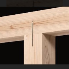 子は鎹　かすがい　建築金物の画像