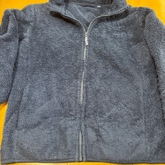 UNIQLO フリースジャケット 150 ネイビー　の画像