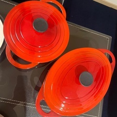 ✳︎鉄の深型鍋　3点セットお買得の画像