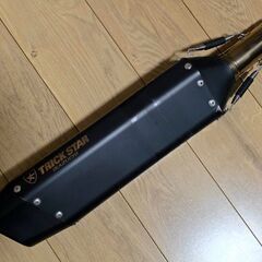 Ninja400/Z400/250/KAWASAKI/カワサキ　トリックスター/IKAZUCHI/スリップオン/ブラックエディションの画像
