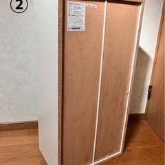 カラーボックス2つ　収納の画像