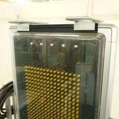 特別価格!! 中古品 TOWA 東和 自立型 両面 電光看板 キャクトールJr US-YSD31W 820×340mm リモコン 説明書 スタンド付きの画像
