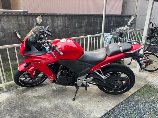 ホンダ CBR400R 赤 スポーツバイク 社外マフラー (Tem ) 川越富洲原の