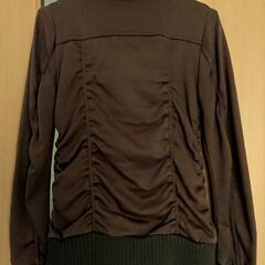レディース ミリタリージャケット アウター カーキブルゾン ジャケット Mの画像