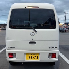 コミコミ23万　スクラム（エブリイOEM マツダ） PA アゲバン仕様 ⭐︎車検1年半以上R9/5/11⭐︎ H23年式 5MT貨物税金安！ 快適仕様の画像