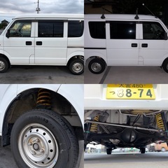 コミコミ23万　スクラム（エブリイOEM マツダ） PA アゲバン仕様 ⭐︎車検1年半以上R9/5/11⭐︎ H23年式 5MT貨物税金安！ 快適仕様の画像