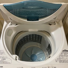 Toshiba洗濯機5kg 2017年式の画像