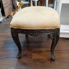 old maison 　オールドマイソン　スツール　イス　アンティーク　サイズ（約）幅51×奥39×高42　　■近隣配送無料 買取GO‼　栄和店の画像