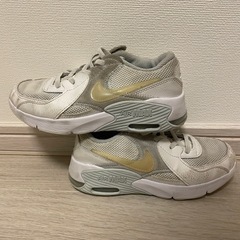 NIKE ナイキ キッズ スニーカー 白 20cm の画像