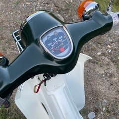 ホンダ C50カブ実動ワイドホイールローダウン中古の画像