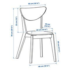 【美品】IKEA イケア リビングダイニングチェアー 人気商品(NORDMYRA )  2脚セット 直接手渡し希望(本郷三丁目駅周辺)の画像