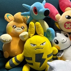 ポケモンぬいぐるみ7点の画像
