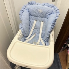 【無料】アップリカ　ベビーハイローチェアの画像