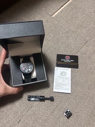 GAS SHELBY WATCH ブラック