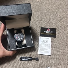 GAS SHELBY WATCH ブラックの画像