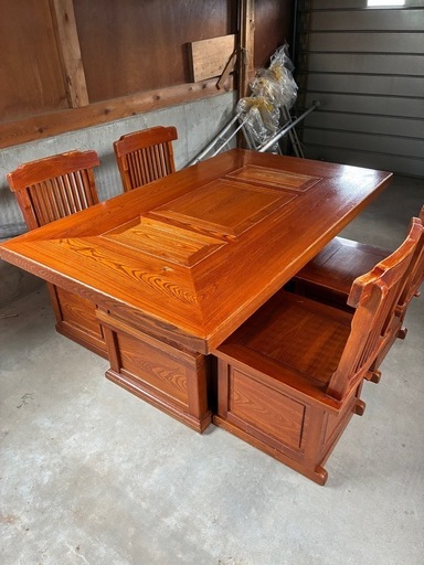 囲炉裏ダイニングテーブルセット