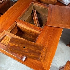囲炉裏ダイニングテーブルセットの画像