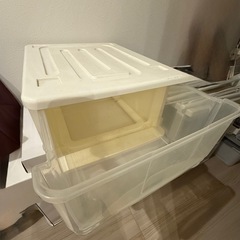 衣装ケース3段×1  1段×1の画像