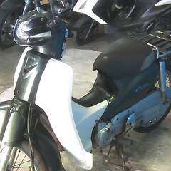 HONDA スーパーカブ50-2 緑 エンジン始動動画 自賠責保険で乗れます 半額配送キャンペーン 現状渡し諸経費￥0- 横浜 P-Yard の画像