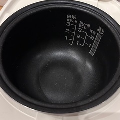無印良品　しゃもじ置き付き炊飯器　MJ-RC3Aの画像