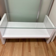 サイドテーブル ガラスの画像