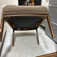 クッション付きチェアカバー付きの画像