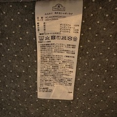 洗えるラグ（グレー）の画像