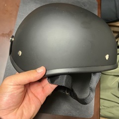 ヘルメットマットブラック XL バイクパーツセンターの画像