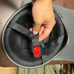 ヘルメット半キャップ　マットブラック　KC-035の画像