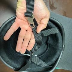 ヘルメット半キャップ　マットブラック　KC-035の画像