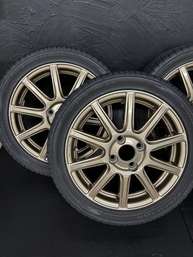 取引中 165/50R15 軽タイヤホイール 4本 ブロンズ 夏タイヤ 