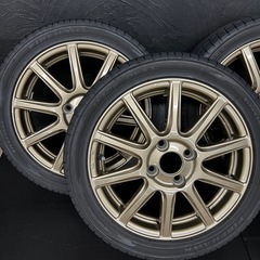 165/50R15 軽タイヤホイール 4本 ブロンズ 夏タイヤ の画像
