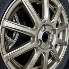 165/50R15 軽タイヤホイール 4本 ブロンズ 夏タイヤ の画像