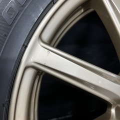 165/50R15 軽タイヤホイール 4本 ブロンズ 夏タイヤ の画像