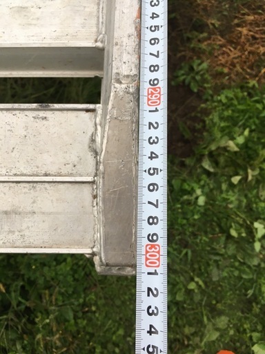 昭和ブリッジ アルミブリッジ 3m 幅40cm ラダー