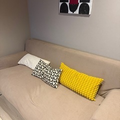 どんな部屋にも合う！3人がけゆったりソファの画像