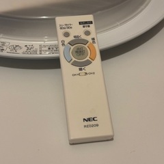 NEC LED照明器具　シーリングライトの画像