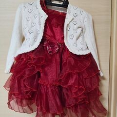 キッズドレス90-100cm ボレロセット 結婚式、コスプレにの画像