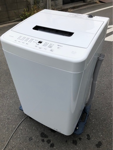 f●■【高年式/2023年製】アイリスオーヤマ・全自動洗濯機５Kg【IAW-T504】ホワイト ステンレス槽