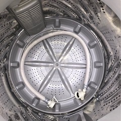 f●■【高年式/2023年製】アイリスオーヤマ・全自動洗濯機５Kg【IAW-T504】ホワイト ステンレス槽の画像